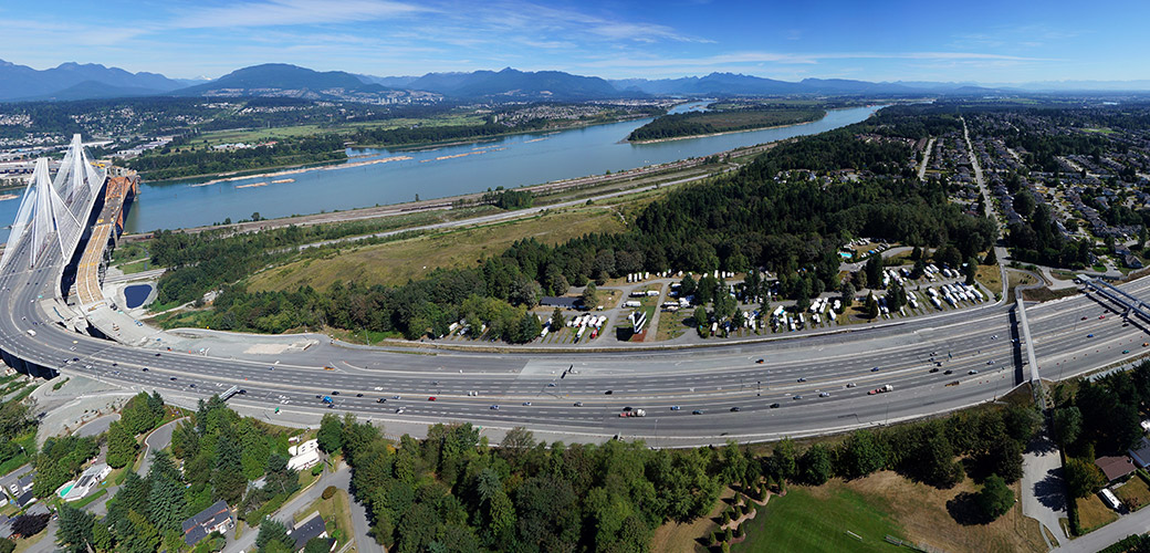 Port Mann Bridge Aerial