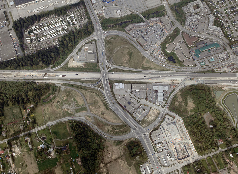 Port Mann Highway 1 Aerial