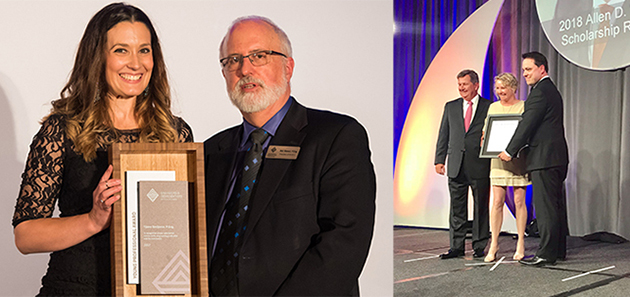 TijanaMikeFeature2 Tijana Smiljanic and Michael Walker receive awards