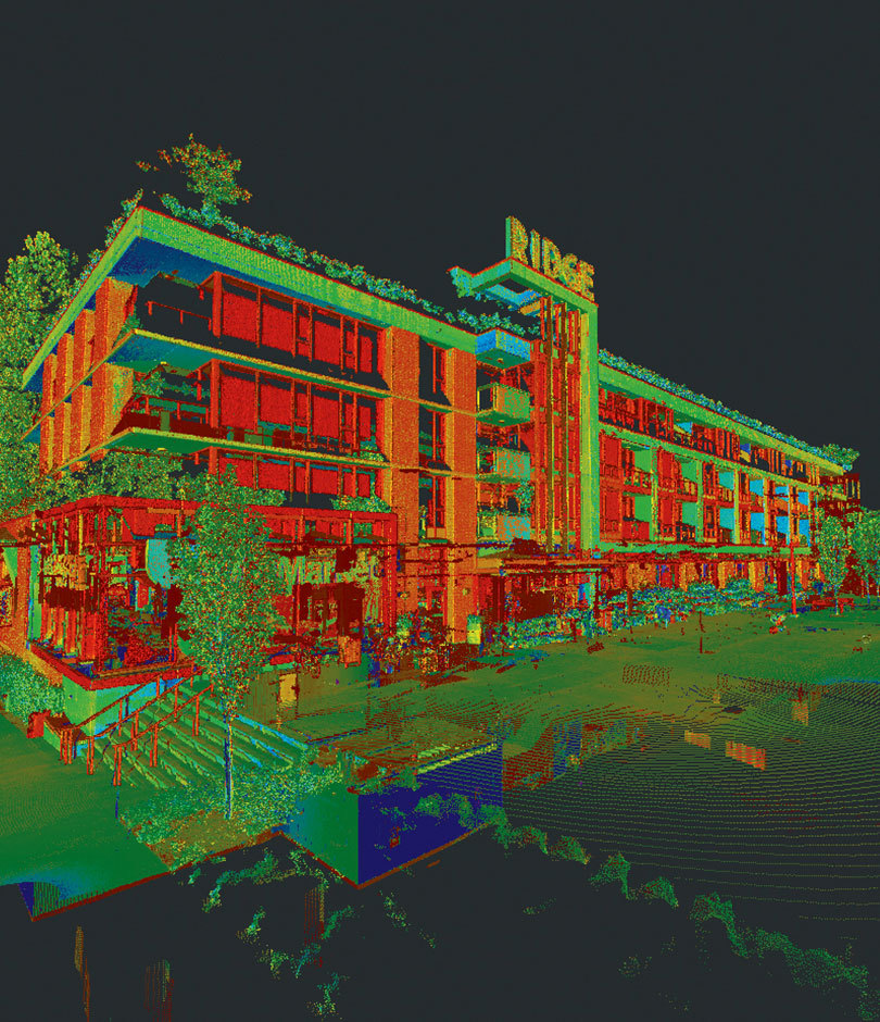 3D Laser Scanning the Ridge Development