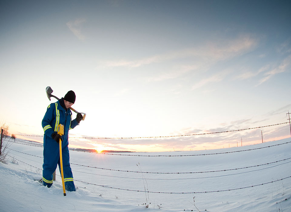 Grande Prairie Snow