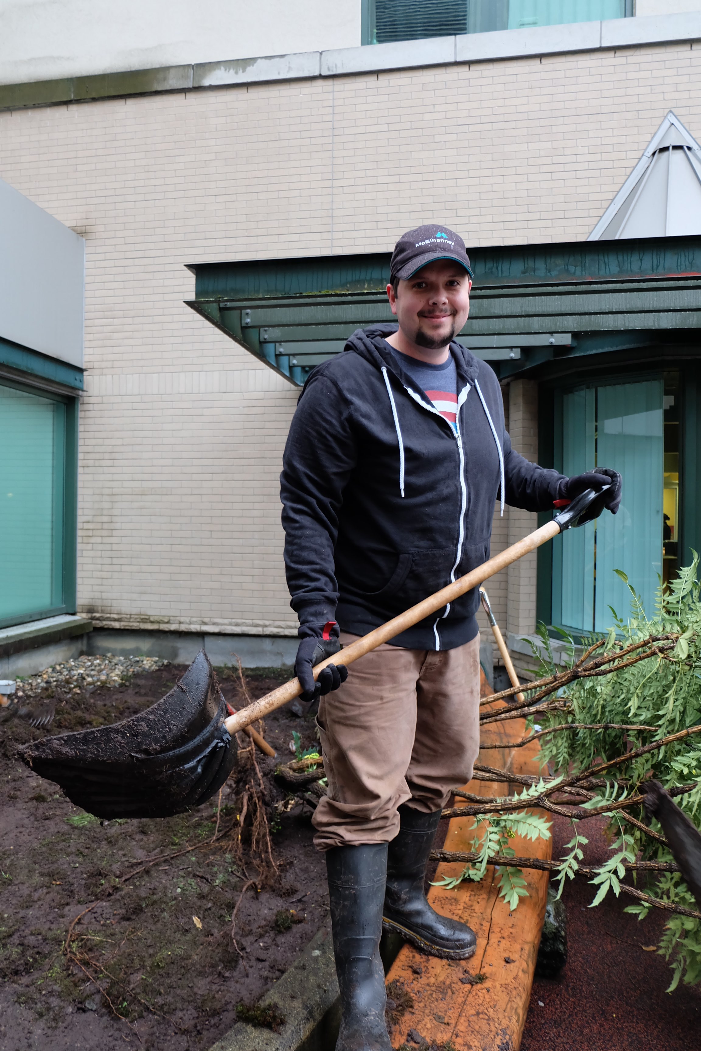 Staff working on surrey mcelhanney playground