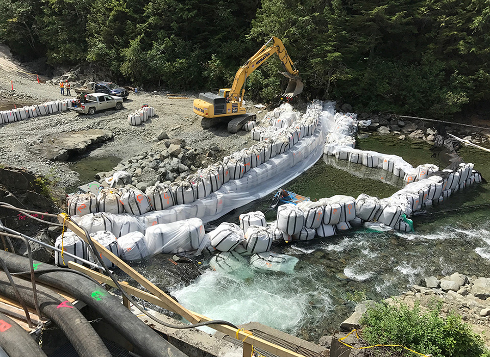 Salmon River diversion works