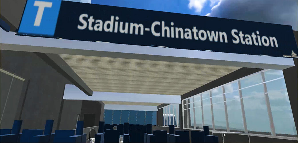 Stadium SkyTrain Station Virtual Reality