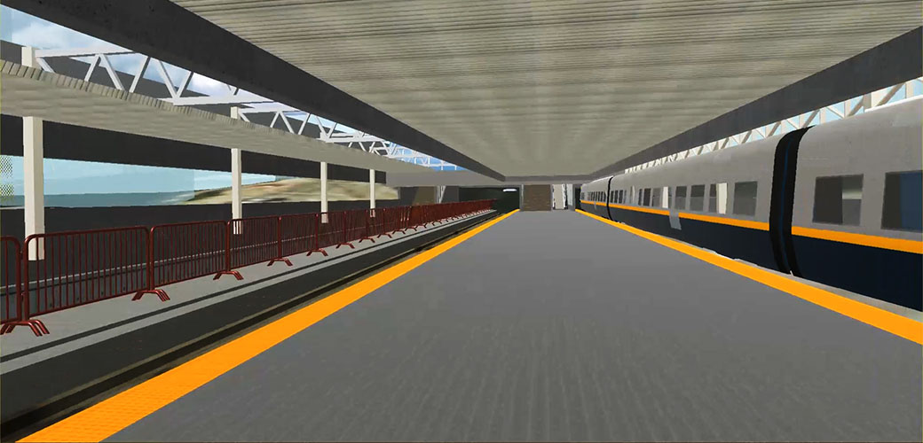 Stadium SkyTrain Station Virtual Reality