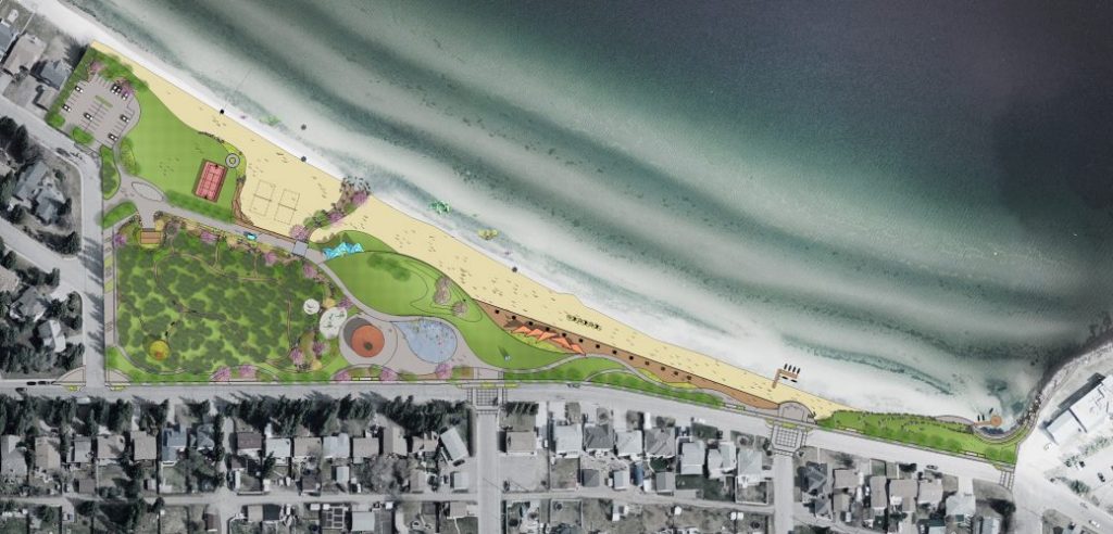 Concept illustration of the Kinosoo Beach enhancement project