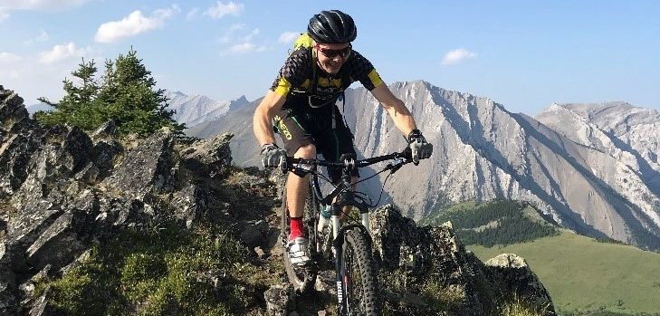 Kananaskis Matt riding in Kananaskis, Alberta