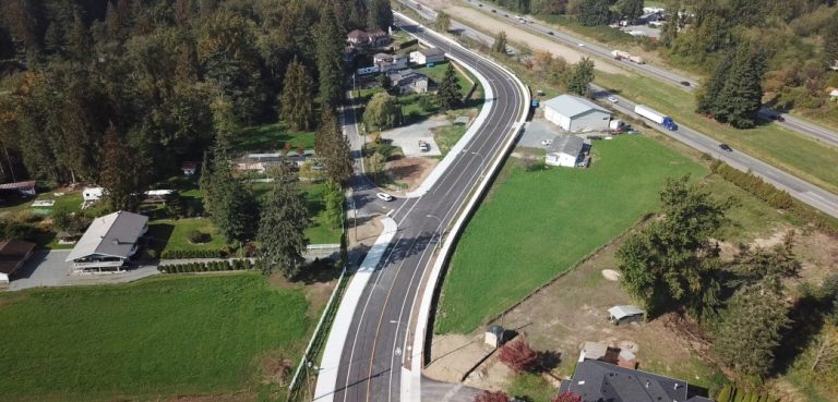 The road provides access to recreational facilities