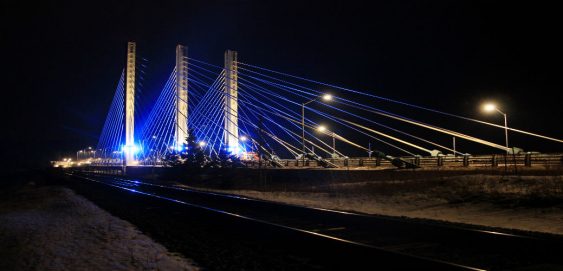 The bridge is in Ontario