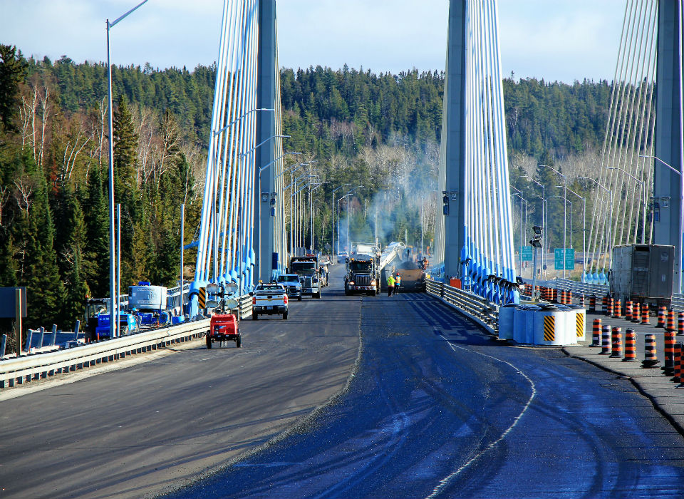 Nipigon river bridge_6 McElhanney also provided design and detailing of temporary works and falsework