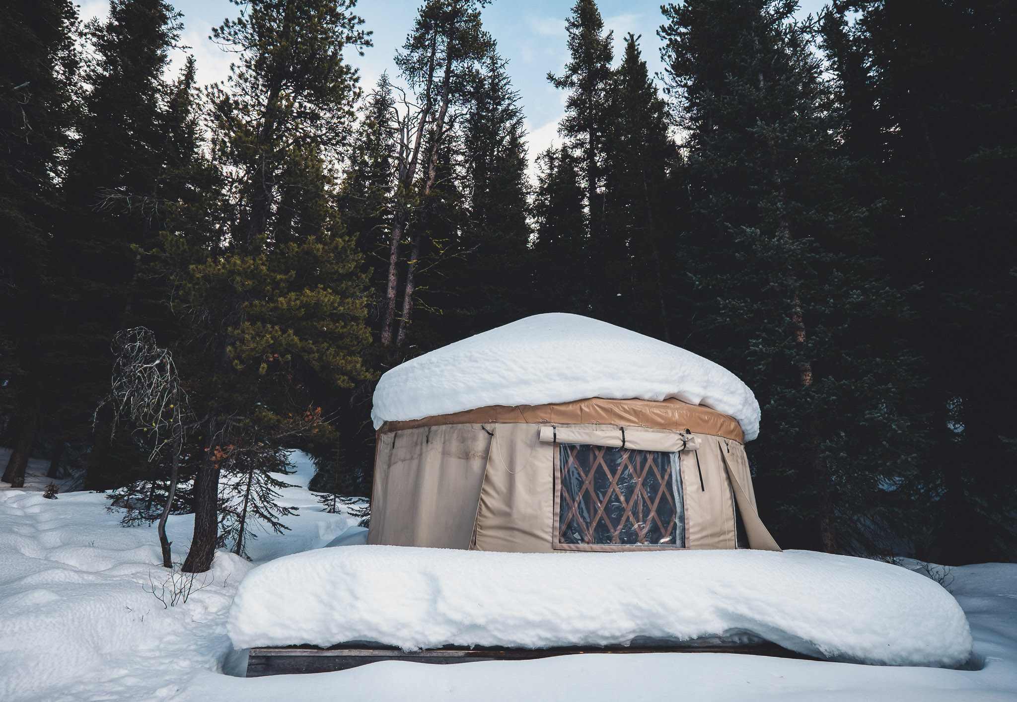 mt engadine Yurt at Mount Engadine Lodge