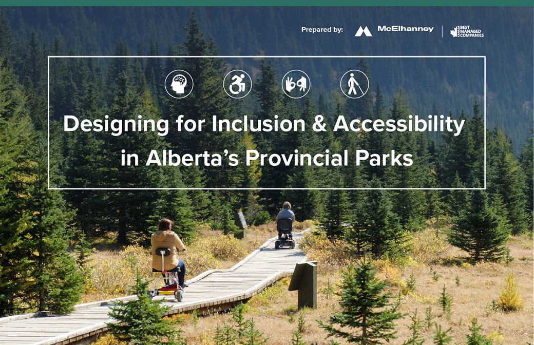 Designing for Inclusion & Accessibility in Alberta's Provincial Parks