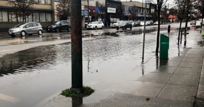 SE Corner of Yukon & Broadway