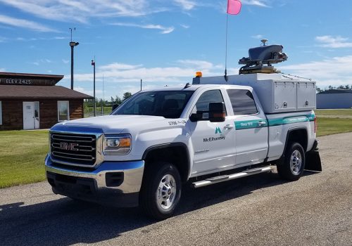 McElhanney Truck at Valleyview Airport