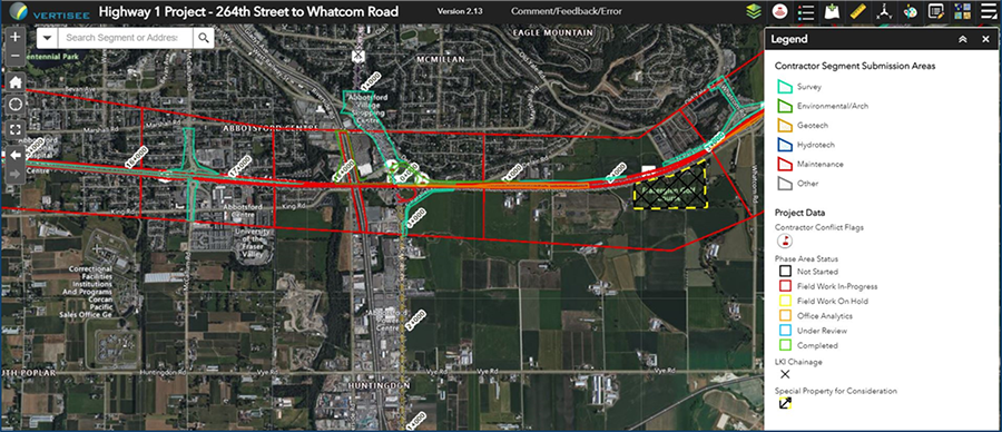Hwy1 Highway 1 – 264 to Whatcom Rd. Field Coordination