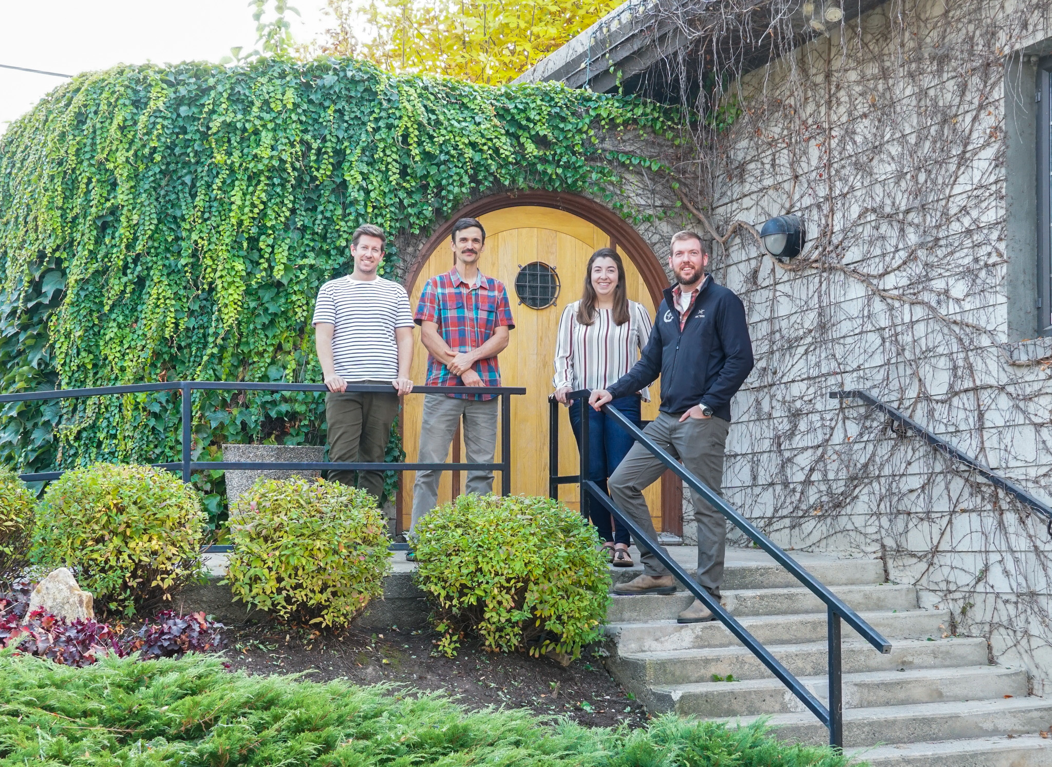 Salmon Arm Team in front of the McElhanney Salmon Arm office