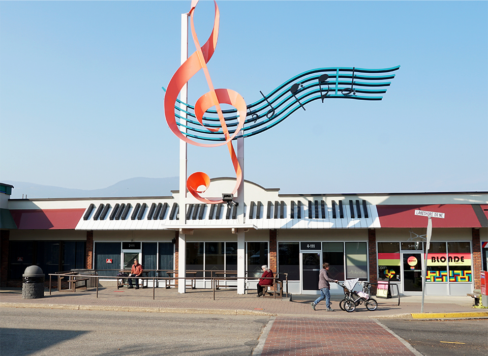 The Salmon Arm Treble Clef is a local icon near our Salmon Arm Engineering location.