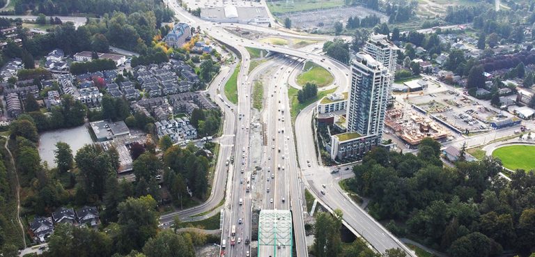 News_Port_Feature_2022_10 McElhaney received an Award of Excellence – Transportation Category for our work on the Highway 1 Keith Road / Mt Seymour Parkway Interchange
