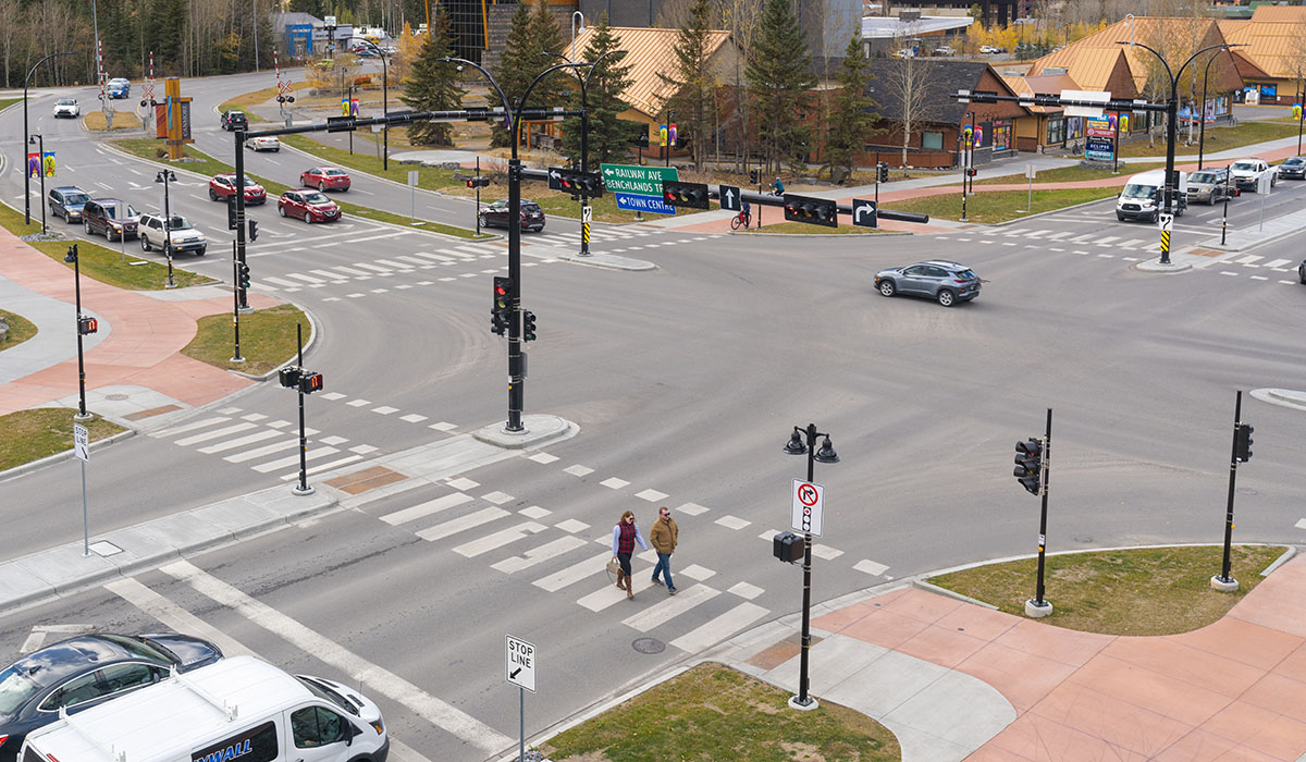 Town of Canmore cycling infrastructure