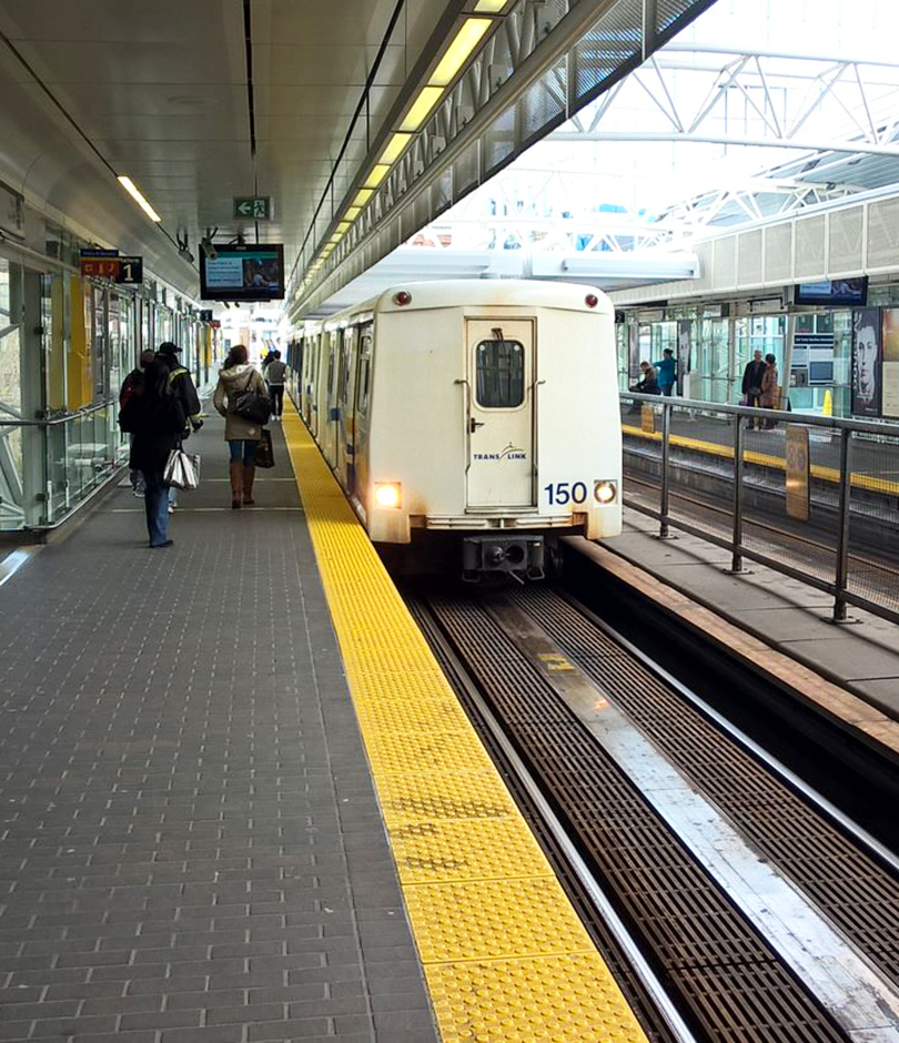 New Westminster Skytrain Station in New Westminster, BC