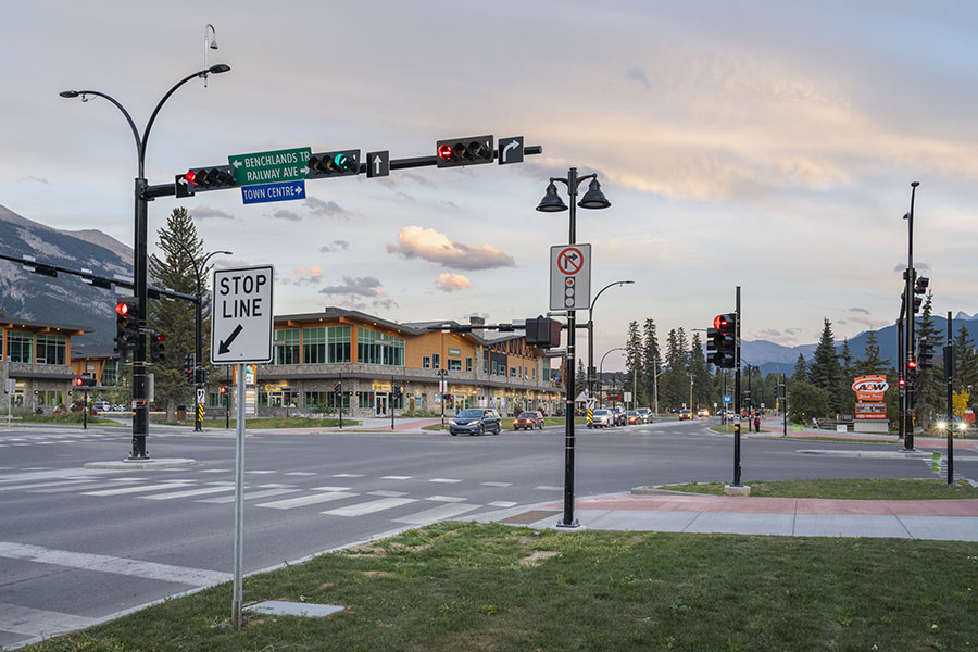 Town of Canmore cycling infrastructure