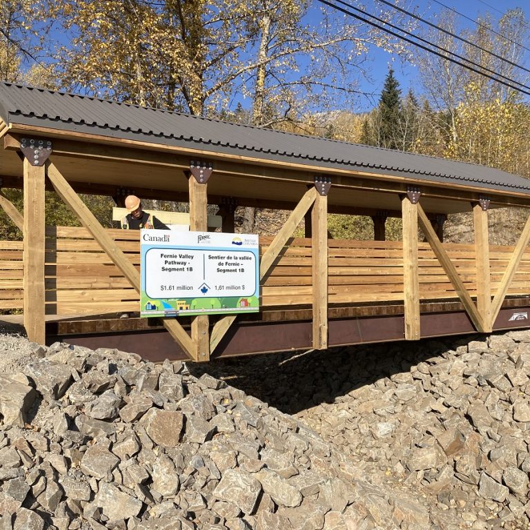 Fernie Valley Pathway Segment 1B bridge