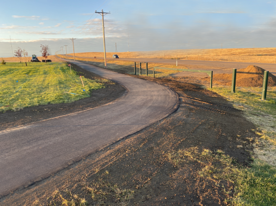 Kinbrook Connection Pathway landscape