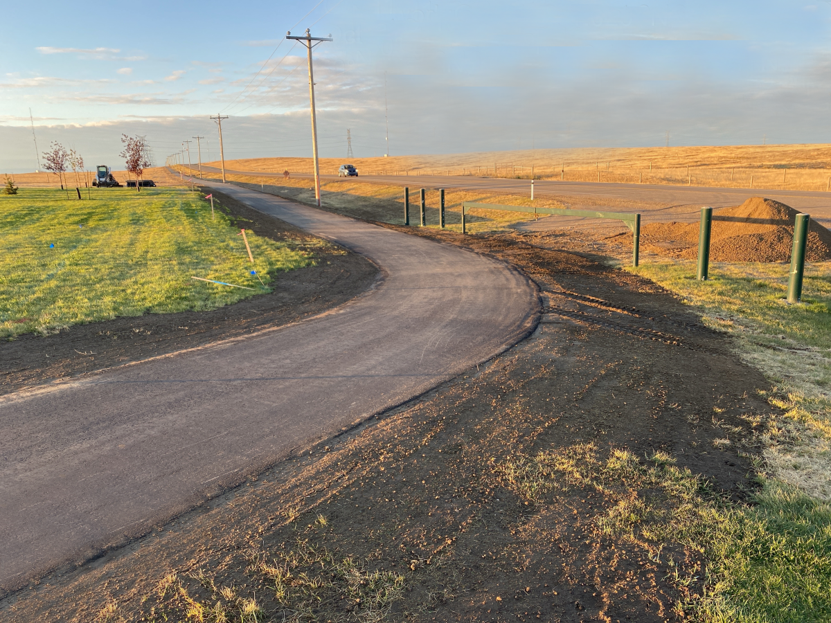 Kinbrook Connection Pathway landscape