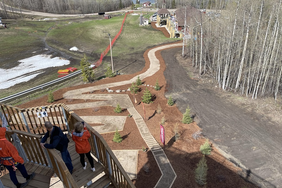 View from Kinosoo Ridge Aerial Adventure Park