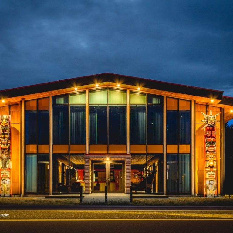 Komoks administration building credit Sara Kempner Photography Komoks administration building