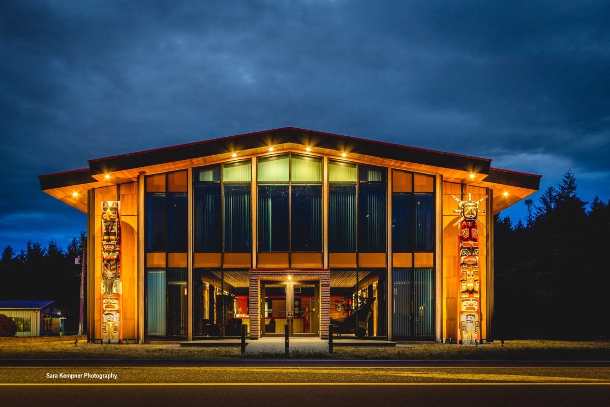 Komoks administration building credit Sara Kempner Photography Komoks administration building