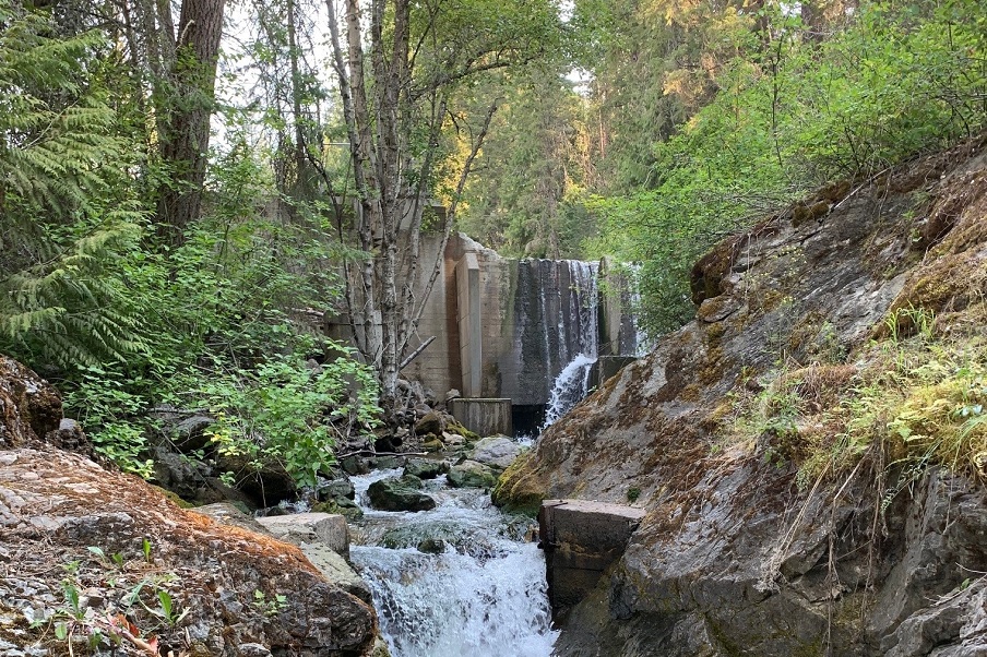 BX Creek Dam before removal