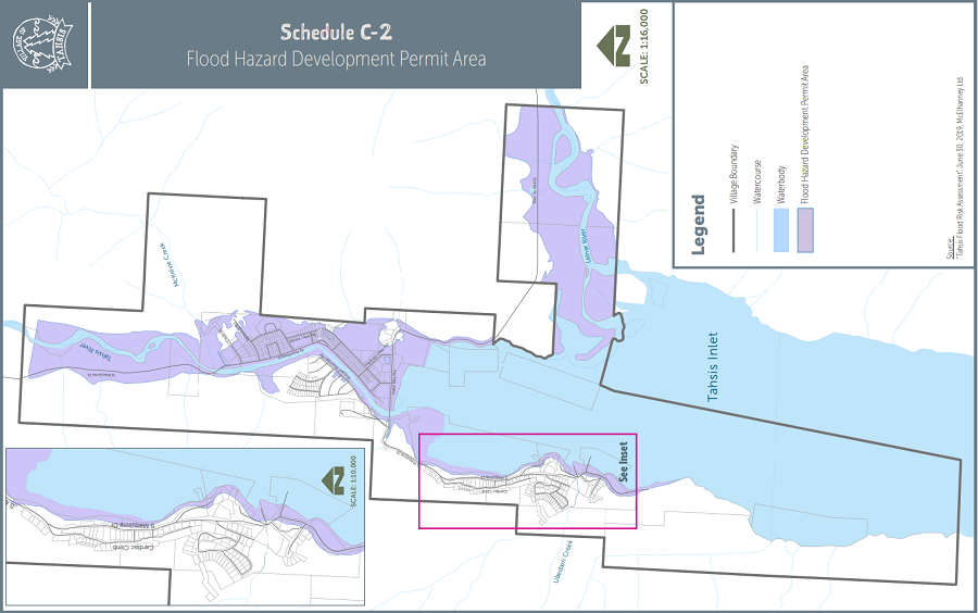 Village of Tahsis OCP Flood Hazard Development Area