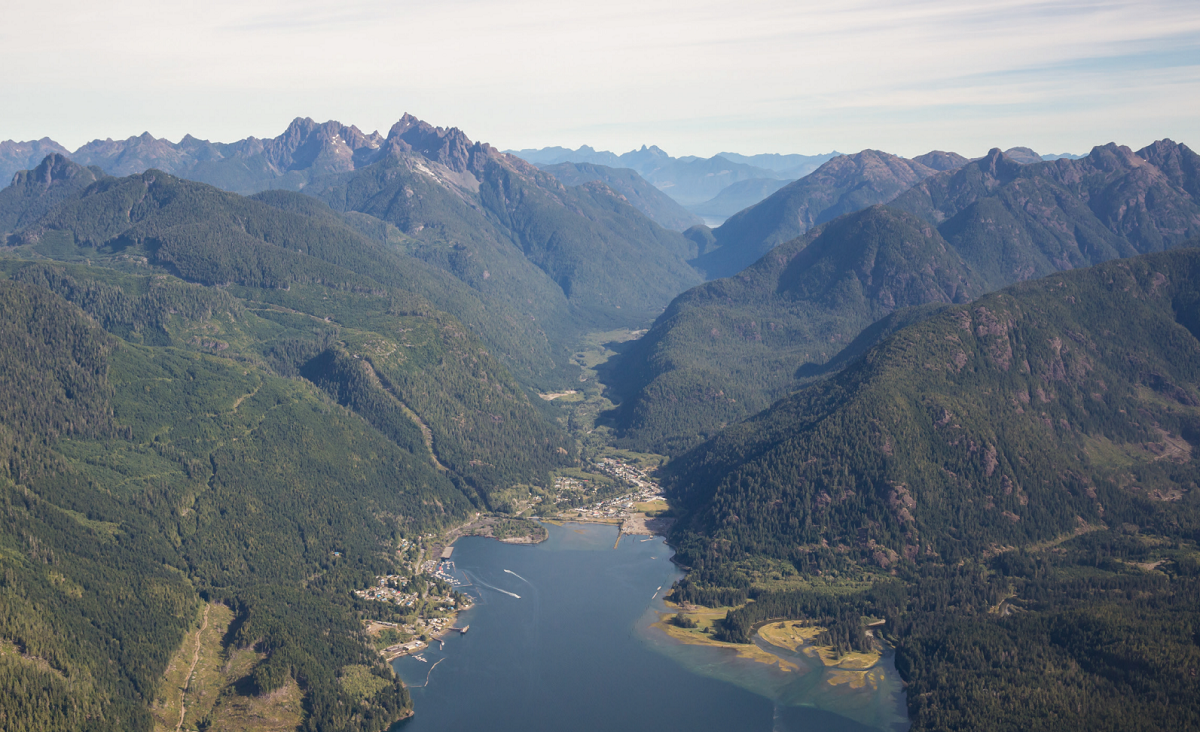 Village of Tahsis OCP Update Aerial view of the Village of Tahsis
