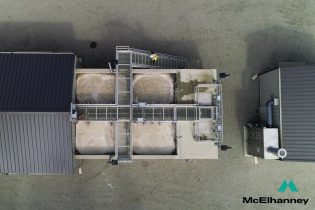 Moving Bed Biological Reactor (MBBR) tanks in action at Anacla.