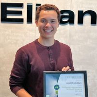 Aidan Mckibben, McElhanney scholarship recipient.