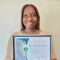 Gabriella Effah-Wiafe, McElhanney scholarship recipient.