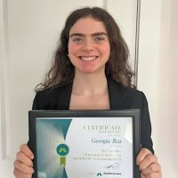 Georgia Rea, McElhanney scholarship recipient.
