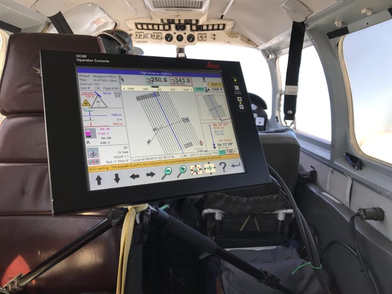 Our teams in-flight mapping technology used for the City of Vancouver data acquisition