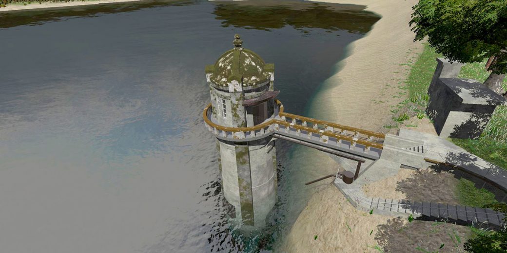 Coquitlam Intake Tower - augmented reality renderings