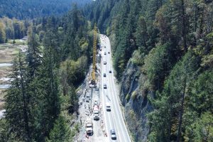 Highway 1 – Malahat Tunnel Hill Project: McElhanney provided complex solutions to restore the critical Malahat Highway route in southern Vancouver Island. 
